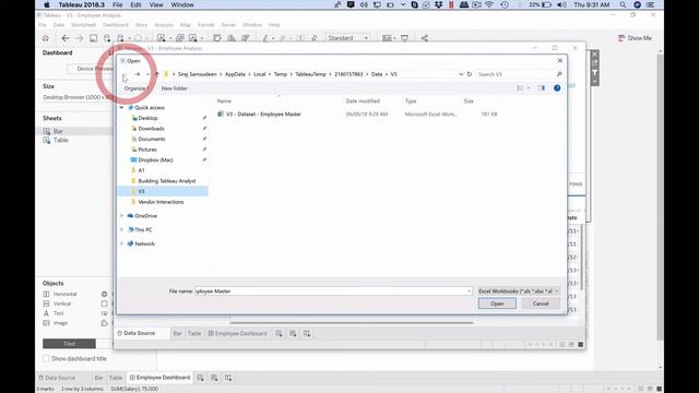 V3 How to refresh the data in a TWB or TWBX file смотреть онлайн