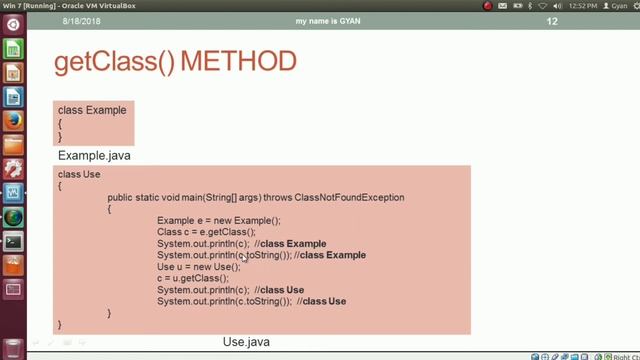 Reflection API in Java | #5 | To Get Reference of Class.class Object #3 | getClass() Method in Java смотреть онлайн