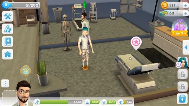 The Sims 4 Мобильная версия #2 | The Sims Mobile [Полезные предметы, работа]