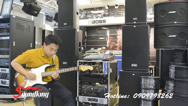 Demo loa Soundking dòng L với nhạc cụ guitar điện solo смотреть онлайн