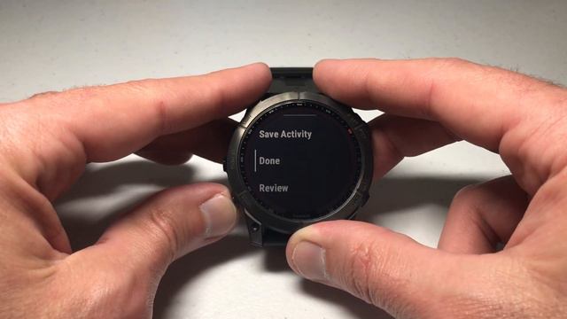 Garmin Fenix 7X: Using the stopwatch