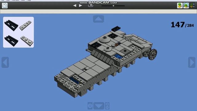Waffentrager Auf E100 из ЛЕГО (инструкция по сборке)