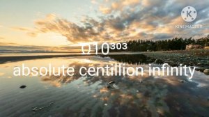 0 to absolutely infinity