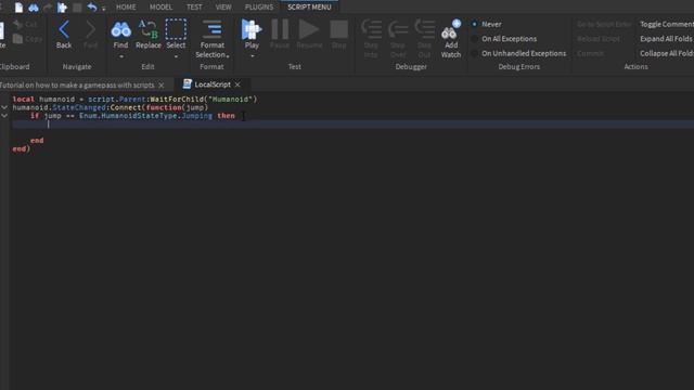 Roblox Studio How To Make A Jump Cooldown [ in less than 1min] смотреть онлайн