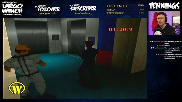 Tennings Plays Twitch - Largo Winch (PS1) - Complete смотреть онлайн