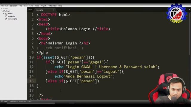 FORM LOGIN PHP MySQLi - Kuliah Online Universitas STEKOM Kelas Pagi смотреть онлайн