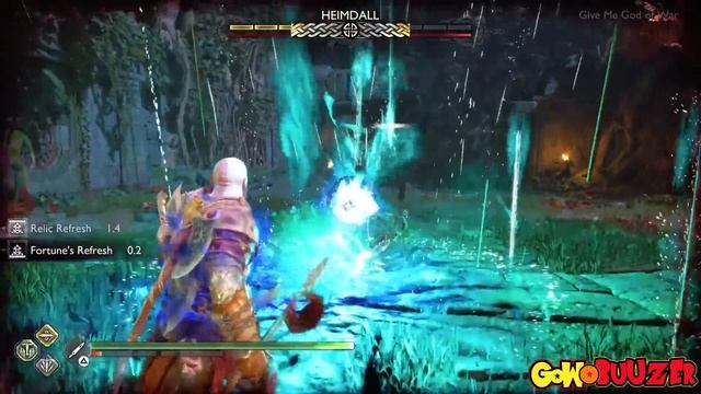 Kratos ARES ARMOR VS Heimdall (GOD MODE & INFINITE MAGIC MOD BUILD) [OG OST] God Of War Ragnarok PS смотреть онлайн