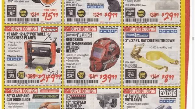 Harbor Freight December Coupon Catalog Breakdown смотреть онлайн