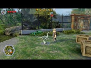 LEGO Jurassic World Инкубатор Троодон янтарный блок