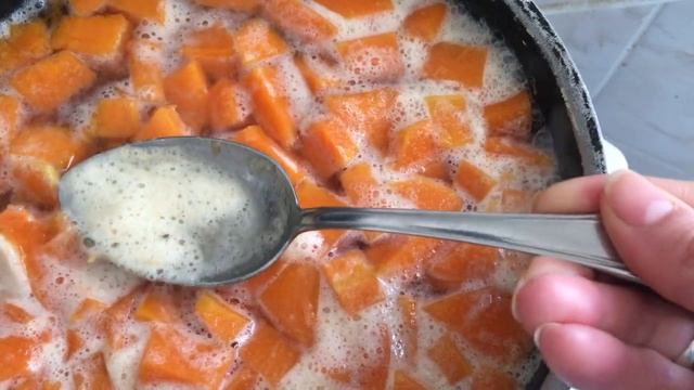 Очень вкусный и сытный тыквенный суп-пюре. Пошаговый простой рецепт. смотреть онлайн