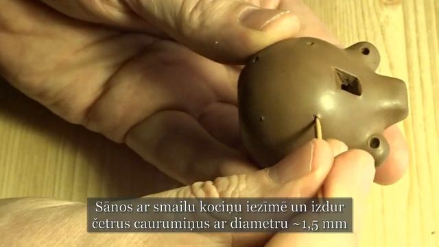 Māla Okarīna / Clay Ocarina DIY