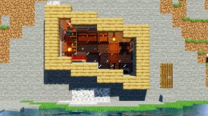 СТАРТОВЫЙ ДОМ В ГОРЕ В МАЙНКРАФТ!