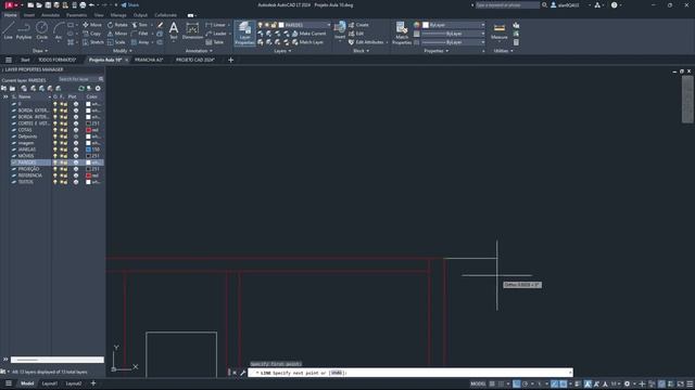 Curso AutoCAD 2024 - 13/16 - CRIAR CORTES E FACHADAS A PARTIR DA PLANTA смотреть онлайн