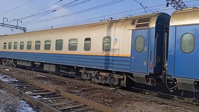 Электровоз ВЛ80С-1386 Пассажирский поезд сообщением078 Мангистау Алматы-2СтанцияАлматы-1 Хроника-КТ смотреть онлайн