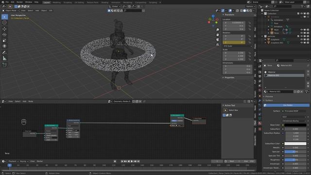 Blender 2.92 | How to use Geometry Nodes to make Procedural Motion Graphics | 4K TUTORIAL смотреть онлайн