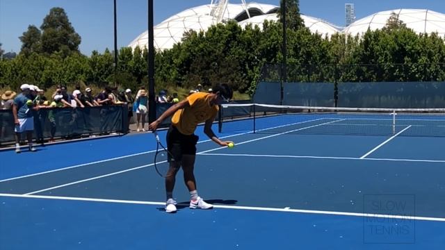 Hyeon Chung - Slow Motion Tennis - Australian Open 2019 смотреть онлайн