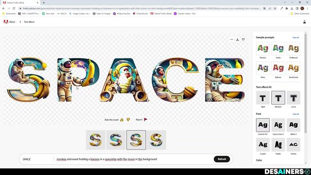 8 - Adobe Firefly Text Effects смотреть онлайн