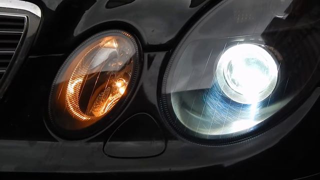Mercedes E-klasa W211 - lampa po regeneracji смотреть онлайн