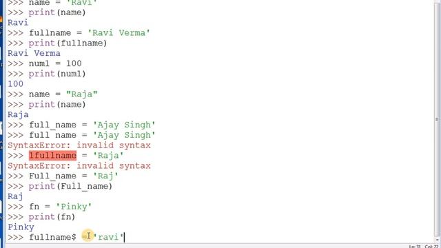 Python 3 Tutorial in Hindi : Variables смотреть онлайн
