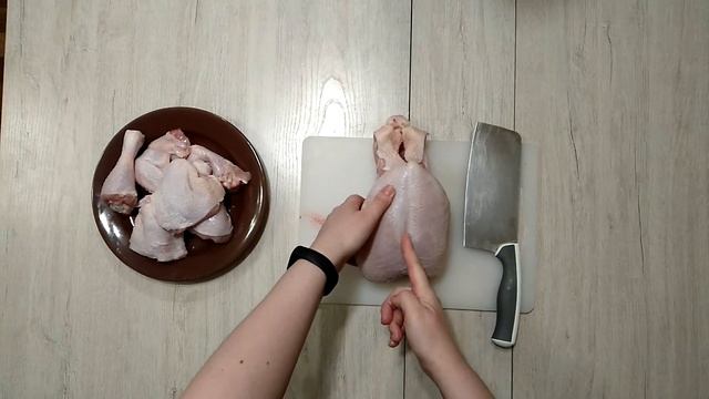 Как разделать курицу/ How to cut a chicken смотреть онлайн