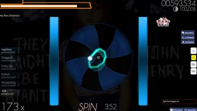 osu! - They Might Be Giants - Stomp Box [Intense] +HDDTHR, #1 (250pp) смотреть онлайн