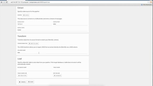 MemSQL Streamliner Demo смотреть онлайн