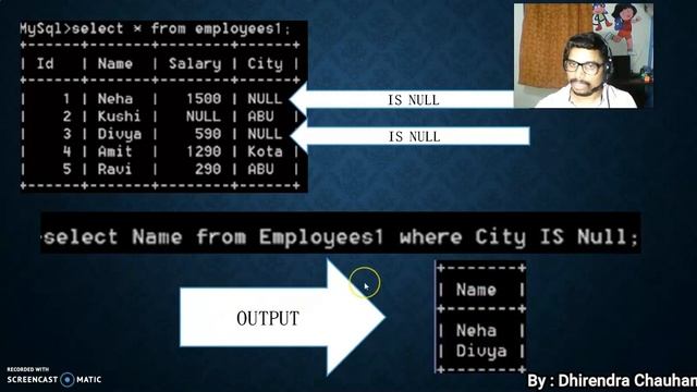 NULL and NOT_NULL (MySql) смотреть онлайн