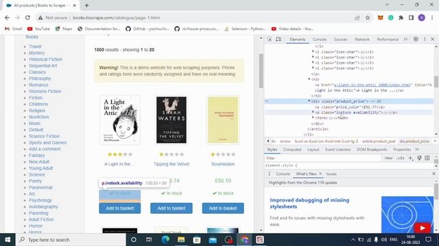 Web Scraping Project : How To scrap Book Related Data Using Python (PART - 2) смотреть онлайн