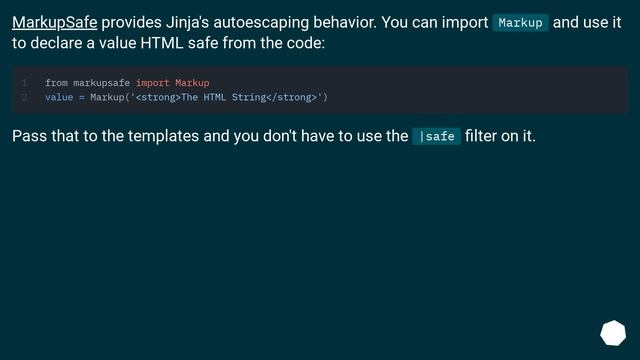 Passing HTML to template using Flask/Jinja2 смотреть онлайн