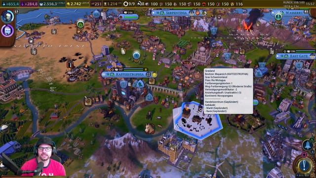 Civilization 6 deutsch / Maya-Zombie-Apokalypse #53 Synthetischer Rock / PS5 Let´s Play смотреть онлайн