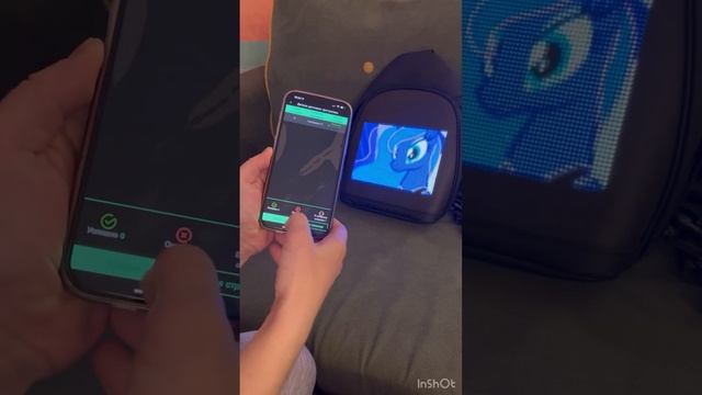 Сумка-рюкзак со led дисплеем смотреть онлайн