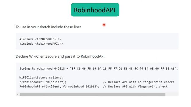 RobinhoodAPI: Live stock prices from Robinhood on ESP8266 смотреть онлайн