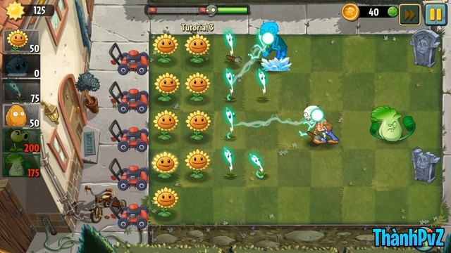 PvZ 2 Grind Thousand v1.6 by "goodpea2" #1: Tutorial Completed (without lawn mower) смотреть онлайн