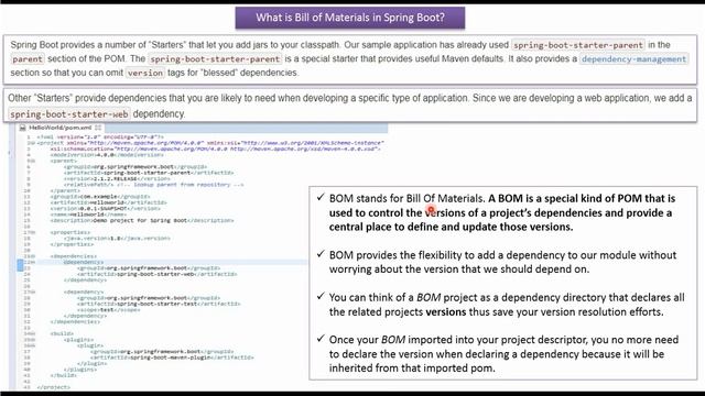 Understanding Bill of Materials (BOM) in Spring Boot: Explained! | Spring Boot tutorial смотреть онлайн