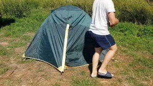 Как собрать палатку за 5 минут. На примере Tramp Nishe 2.