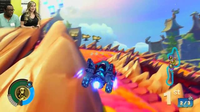 SKYLANDERS SUPERCHARGERS GAMEPLAY - Online Multiplayer & Racing! смотреть онлайн