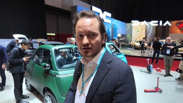 Swiss Micro-car Revolution: Microlino Lite @ #GenevaMotorShow, Co-founding Brothers/Father Intervie