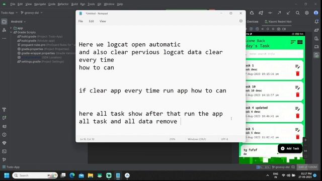 Android Studio Tips: How to Edit Configuration Clearing Logcat and App Storage in Android Studio смотреть онлайн