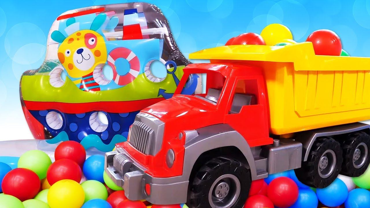 Funny Videos For Kids With Toys: Pretend Play Fishing - Toy Videos With Kids' Toys