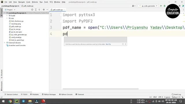6. PDF Reader Using Python || Python Projects For Beginners смотреть онлайн