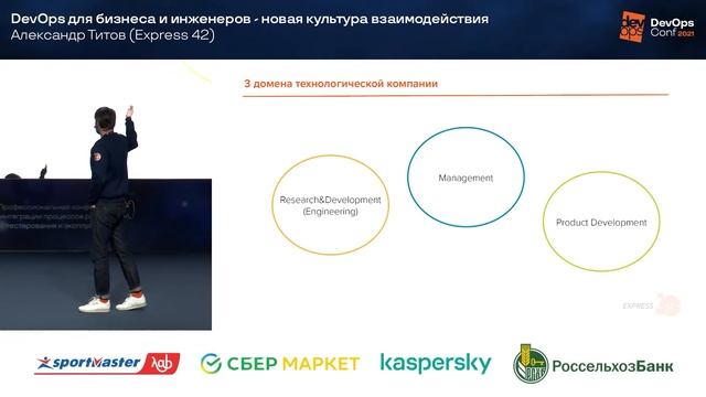 DevOps для бизнеса и инженеров — новая культура взаимодействия / Александр Титов (Экспресс 42) смотреть онлайн