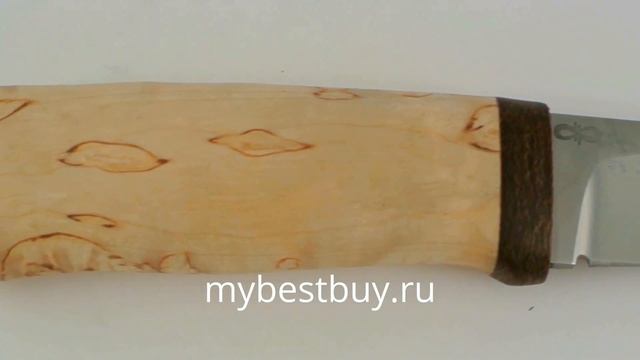 Нож "Следопыт". Рукоять карельская береза смотреть онлайн
