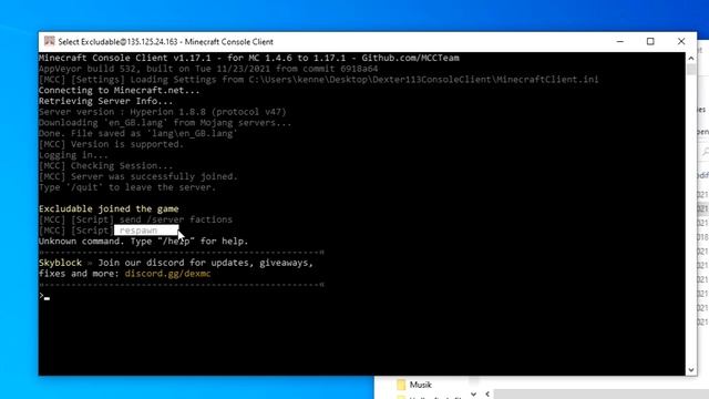 Minecraft Console Client 1.18+ | AutoAFK & More | Microsoft Account | 100% WORKING! смотреть онлайн