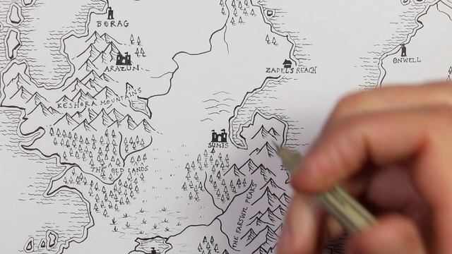 How to Draw A Fantasy Map (part 6: Terrain) смотреть онлайн