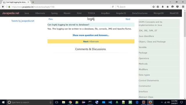 Can log4j logging be stored to database?
| javapedia.net смотреть онлайн