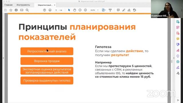 Как разработать план маркетинга на 2021 год смотреть онлайн