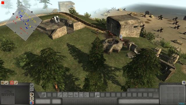 В ТЫЛУ ВРАГА 2 ШТУРМ Нормандия Омаха-бич 1944 Полное прохождение Normandy D-Day смотреть онлайн