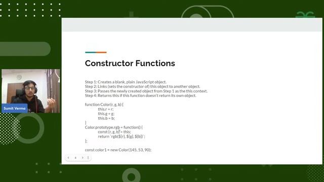 JavaScript Tutorials for Beginners: Prototypes, Classes, and OOPs|GeeksforGeeks Programming Languag смотреть онлайн
