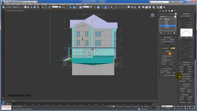 Моделирование коттеджа в 3d max, урок 31. смотреть онлайн